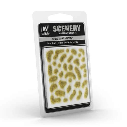 Vallejo Wild Tuft 4mm Medium Beige Miniature Scenery 1 Vallejo Wild Tuft 4mm Medium Beige Miniature Scenery