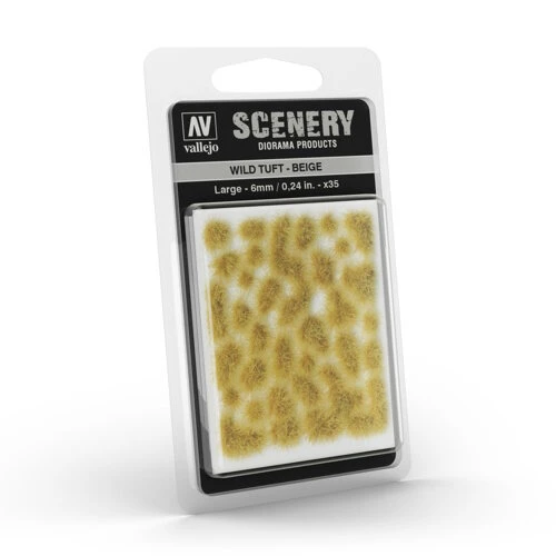 Vallejo – Touffes (Wild Tuft) – 6mm (Large) – Beige 1 Vallejo – Touffes (Wild Tuft) – 6mm (Large) – Beige