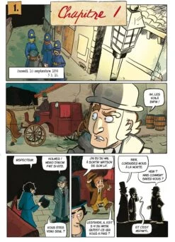 Sherlock Holmes – Livre 5 – L’Ombre De Jack L’Eventreur -Les Des masKes Sherlock Holmes LOmbre de Jack lEventreur Vue1