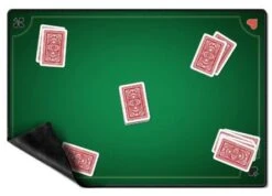 Tapis de Belote Professionnel 60x40cm avec Boîte de Rangement