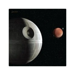 Star Wars Tapis de Jeu X-Wing : Assaut de l'Étoile de la Mort - 90x90 cm