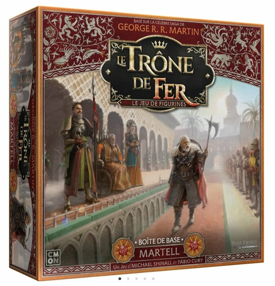 ASMODEE Le Trône De Fer – Jeu De Figurines : MARTELL – Boîte De BASE (Starter MARTELL) 1 ASMODEE Le Trône De Fer – Jeu De Figurines : MARTELL – Boîte De BASE (Starter MARTELL)