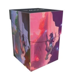 Ultra Pro – Magic The Gathering – Boite De Rangement Illustrée – Bloomburrow 100+ DECK BOX – Montagne RED