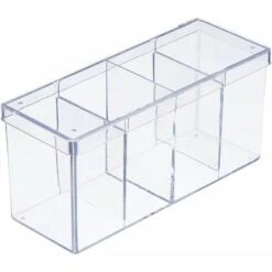 Ultra Pro Deck Box 4 Compartiments - Boîte de Rangement Transparente