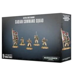 Games Workshop W40K – Astra Militarum – Cadian Command Squad (ANCIEN) (47-09)