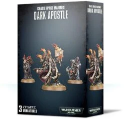 Games Workshop W40K – Chaos Space Marines – Dark Apostle (Apôtre Noir) (43-37)