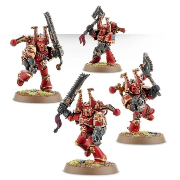 Games Workshop W40K – Chaos Space Marines – Khorne Berzerkers (43-10) 3 Games Workshop W40K – Chaos Space Marines – Khorne Berzerkers (43-10) – Image 3