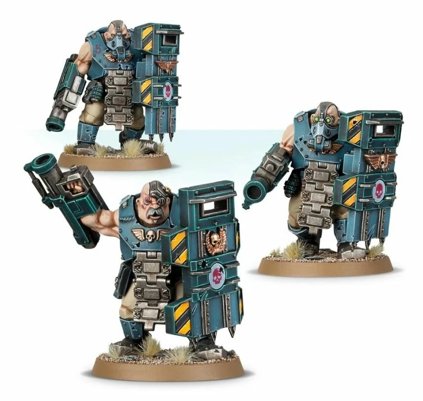 Games Workshop W40K – Militarum Auxilla – Bullgryns (47-14) 2 Games Workshop W40K – Militarum Auxilla – Bullgryns (47-14) – Image 2