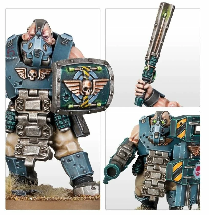 Games Workshop W40K – Militarum Auxilla – Bullgryns (47-14) 3 Games Workshop W40K – Militarum Auxilla – Bullgryns (47-14) – Image 3