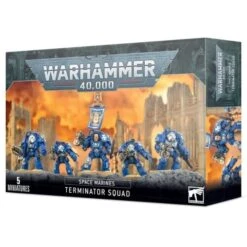 Games Workshop W40K – Space Marines – Terminator Squad (Escouade Terminator) (48-10)
