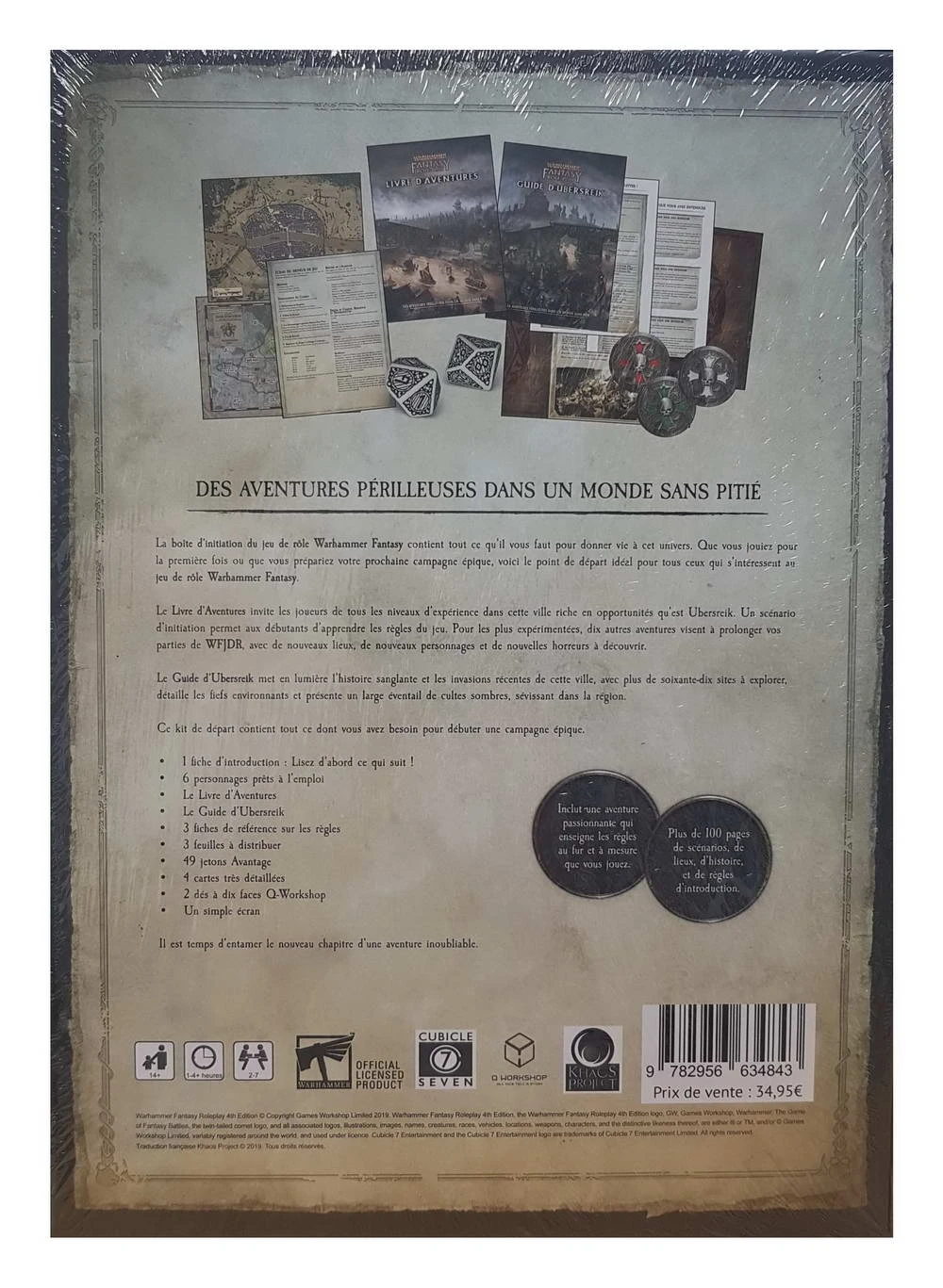 Warhammer Fantasy Roleplay 4 – Boite D’Initiation 2 Warhammer Fantasy Roleplay 4 – Boite D’Initiation – Image 2