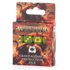 Games Workshop AOS – Grand Alliance DESTRUCTION – Set De Dés / Dice Set 2024 [80-23]
