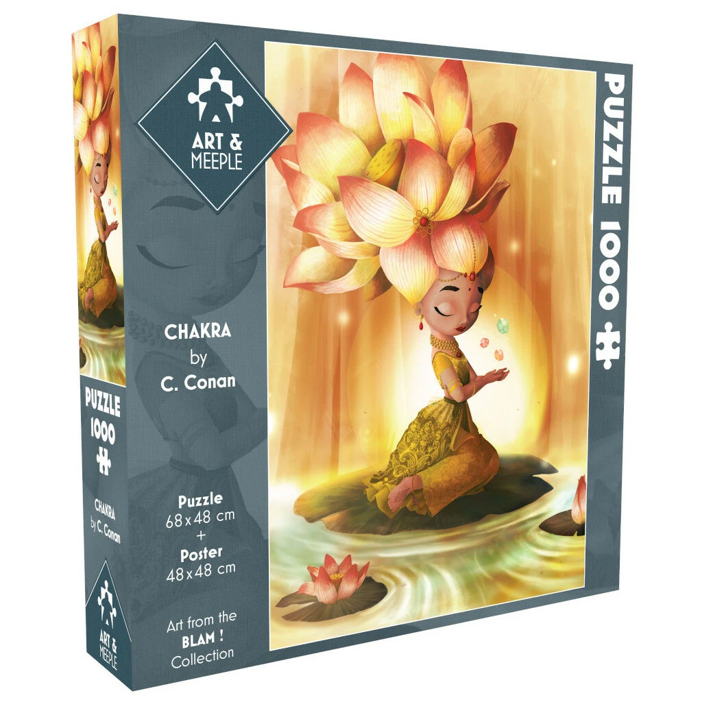 ART&MEEPLE – Puzzle 1000pièces 64x48cm Chakra 1 ART&MEEPLE – Puzzle 1000pièces 64x48cm Chakra