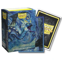Dragon Shield Starry Night Brushed Art Sleeves - 100 Standard Size