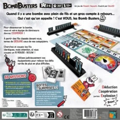 ASMODEE Bomb Busters (FR) -Les Des masKes bomb busters jeu cocktail games boite de jeu dos