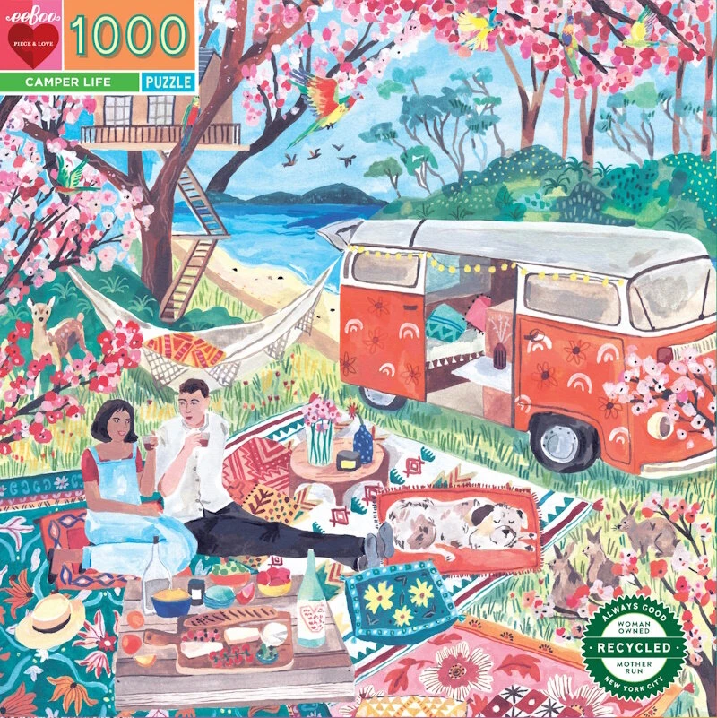 Puzzle Eeboo – CAMPER LIFE (1000pc) 2 Puzzle Eeboo – CAMPER LIFE (1000pc) – Image 2