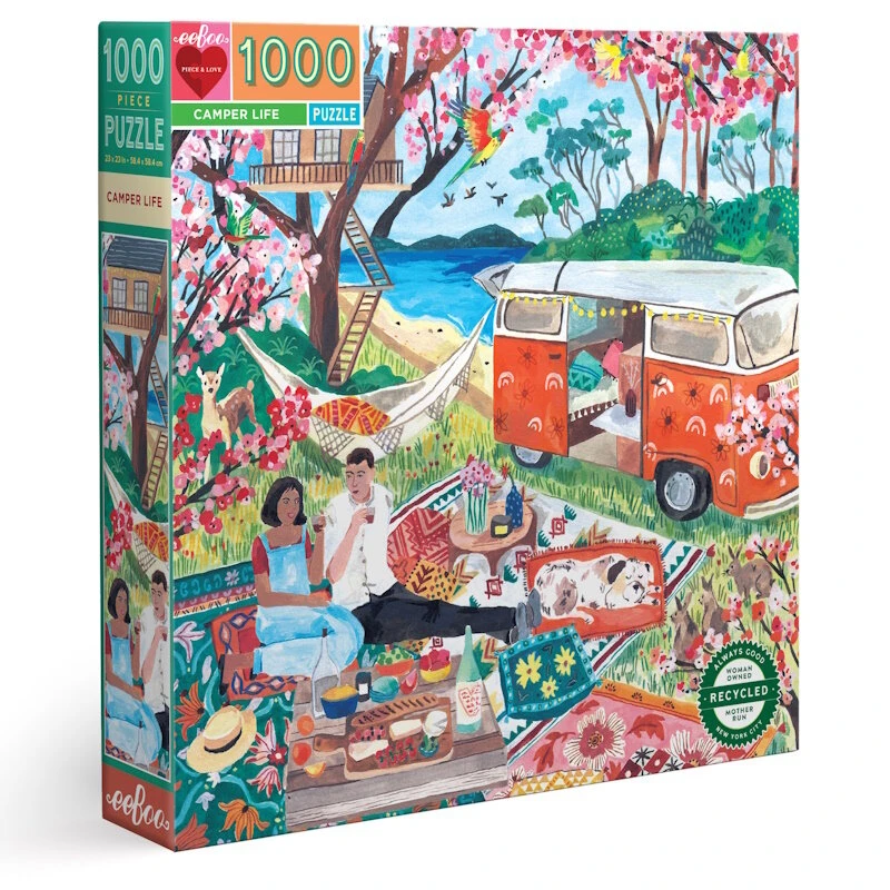 Puzzle Eeboo – CAMPER LIFE (1000pc) 1 Puzzle Eeboo – CAMPER LIFE (1000pc)