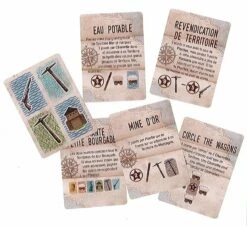Les Chariots De L’ouest / Aka Circle The Wagons (MicroGame 02) -Les Des masKes circle the wagons cartes de jeu