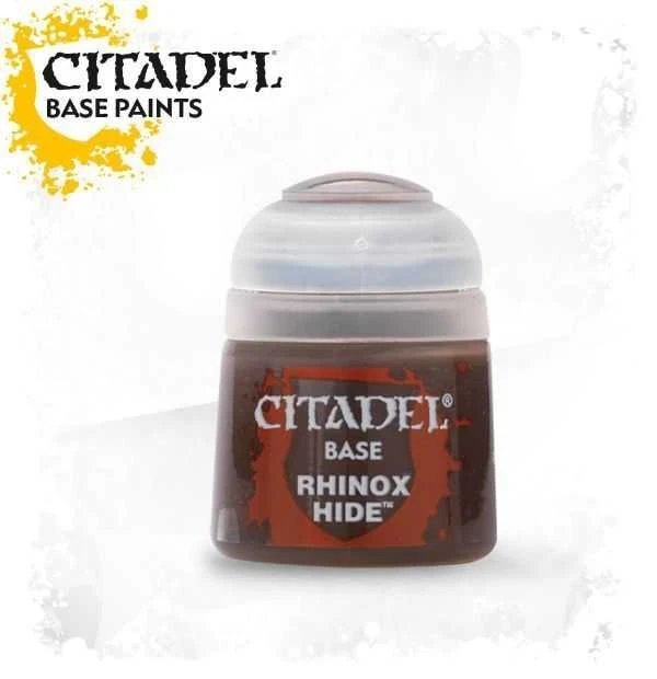 Games Workshop Citadel Base Rhinox Hide (12ml) Miniature Paint 1 Games Workshop Citadel Base Rhinox Hide (12ml) Miniature Paint