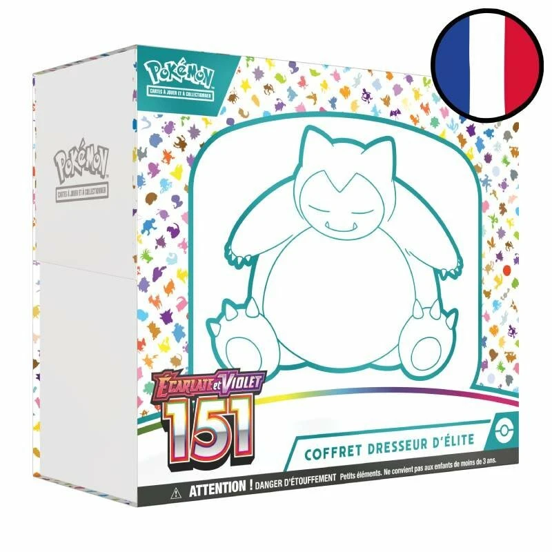 ASMODEE Pokémon EV03.5 : Edition 151 – Coffret Dresseur D’Élite RONFLEX 1 ASMODEE Pokémon EV03.5 : Edition 151 – Coffret Dresseur D’Élite RONFLEX