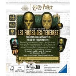Loup Garou Pour Une Nuit – Harry Potter -Les Des masKes combat contre les forces des tenebres boite de jeu dos