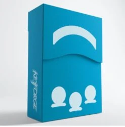 ASMODEE DECK BOX KEYFORGE ARIES BLEU