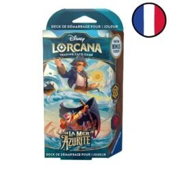 Ravensburger Disney Lorcana (FR) – SET 6 (La Mer Azurite) – Starter A / Deck De Démarrage – Jim Hawkins Et Tigrou