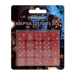 Games Workshop W40K – Adeptus Custodes – Dés (Dice)
