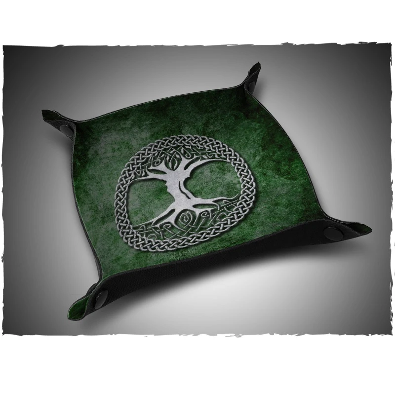 Piste de Dés Celtic en Néoprène - Plateau de Jeu Pliable et Silencieux 1 Piste de Dés Celtic en Néoprène - Plateau de Jeu Pliable et Silencieux