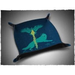 Piste de Dés en Néoprène Druide - Plateau de Jeu Silencieux et Pliable