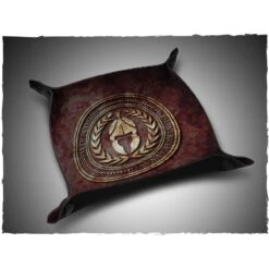 Piste de Dés Néoprène Thème Romain – Plateau de Jeu Pliable et Silencieux