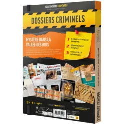 ASMODEE Dossiers Criminels – Mystère Dans La Vallée Des Rois (TVA55) -Les Des masKes dossiers criminels mystere dans la vallee des rois 2