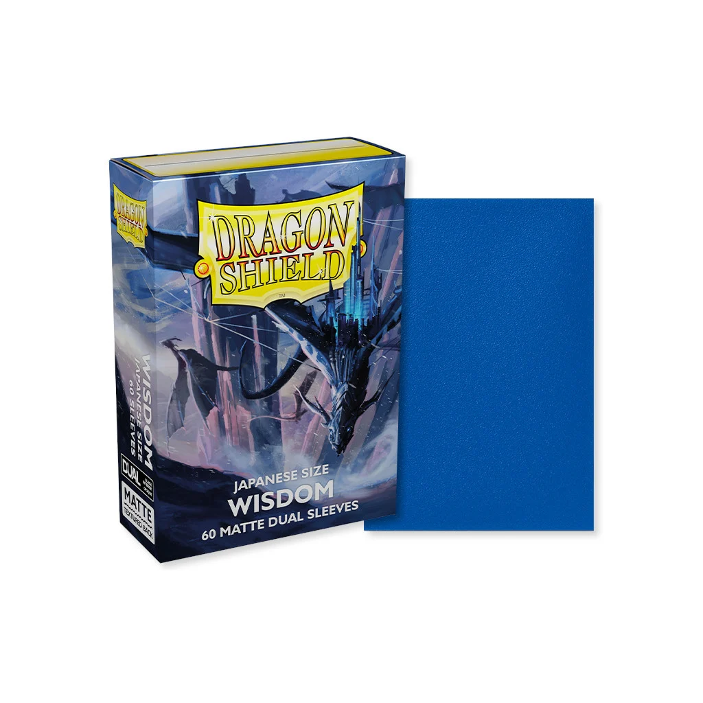 Dragon Shield Dual Matte Wisdom Japanese Size Card Sleeves - 60 Count 1 Dragon Shield Dual Matte Wisdom Japanese Size Card Sleeves - 60 Count