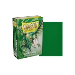 Dragon Shield Dual Matte Emerald Japanese Size Card Sleeves - 60 Count
