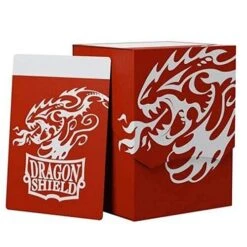 Dragon Shield Deck Shell - Red/Black Deck Box (80+ Sleeved Cards)