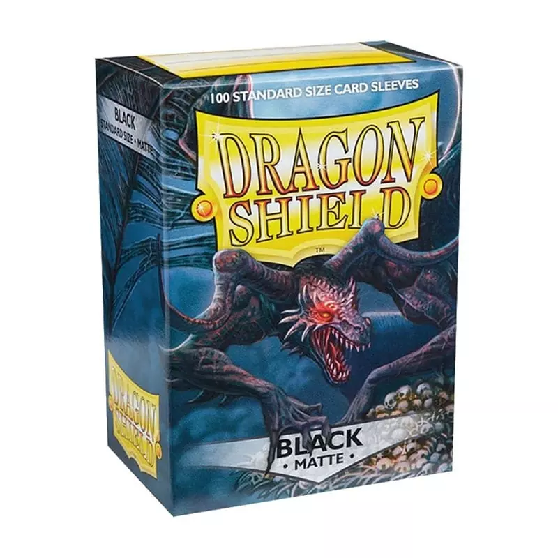 Dragon Shield Matte Black Card Sleeves - Standard Size (100ct) 2 Dragon Shield Matte Black Card Sleeves - Standard Size (100ct) – Image 2
