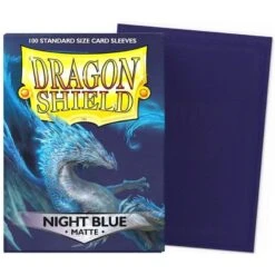 Protège Cartes – Dragon Shield : DS100 – MATTE – (STD X100) : Bleu Nuit – Night Blue