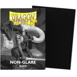 Dragon Shield Matte Non-Glare Black V2 - 100 Standard Size Card Sleeves