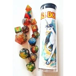 Dungeon Crawl Classics : Set de 14 Dés - Licorne à Bec