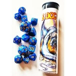 Dungeon Crawl Classics : Set de 14 Dés Wyrm à Crinière - Officiel