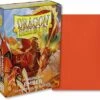 Dragon Shield Matte Japanese Size Card Sleeves - Ember (60 Count)