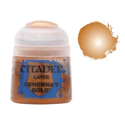 Games Workshop Citadel Layer Paint: Gehenna’s Gold (12ml) 1 Games Workshop Citadel Layer Paint: Gehenna’s Gold (12ml)