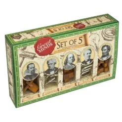 Great Minds – Men’s Set Of 5 Puzzles