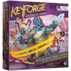 ASMODEE Keyforge : Collision Des Mondes – Boîte De Départ Pour 2 Joueurs