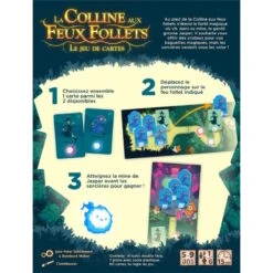 GIGAMIC La Colline Aux Feux Follets – Le Jeu De Carte 6 GIGAMIC La Colline Aux Feux Follets – Le Jeu De Carte -Les Des masKes la colline aux feux follets le jeu de cartes jeu gigamic boite de jeu dos