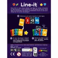 LINE-IT -Les Des masKes line it boite de jeu dos
