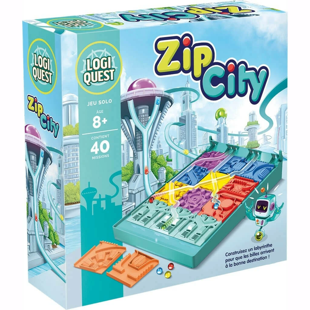 ASMODEE Logiquest – Zip City 1 ASMODEE Logiquest – Zip City
