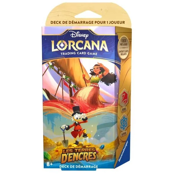Ravensburger Disney Lorcana (FR) – SET 3 – Starter Rub-Saph – Vaiana Et Oncle Picsou 1 Ravensburger Disney Lorcana (FR) – SET 3 – Starter Rub-Saph – Vaiana Et Oncle Picsou