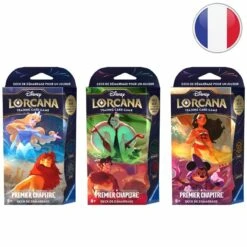 Disney Lorcana : Premier Chapitre – Deck De Démarrage // Lot Des 3 Decks De Démarrage