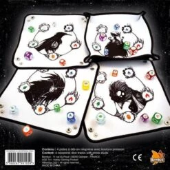 ASMODEE Lueur : Pack de 4 Pistes à Dés Premium pour Jeux de Société -Les Des masKes lueur pack de 4 pistes a des 1